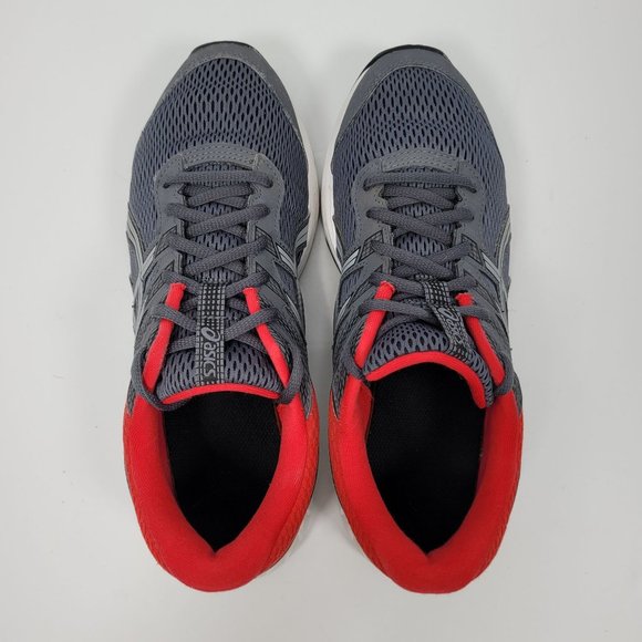 Asics Gel-Content Men's Gray Red Running Shoes 1011A667 US Size 8 - Picture 5 of 8